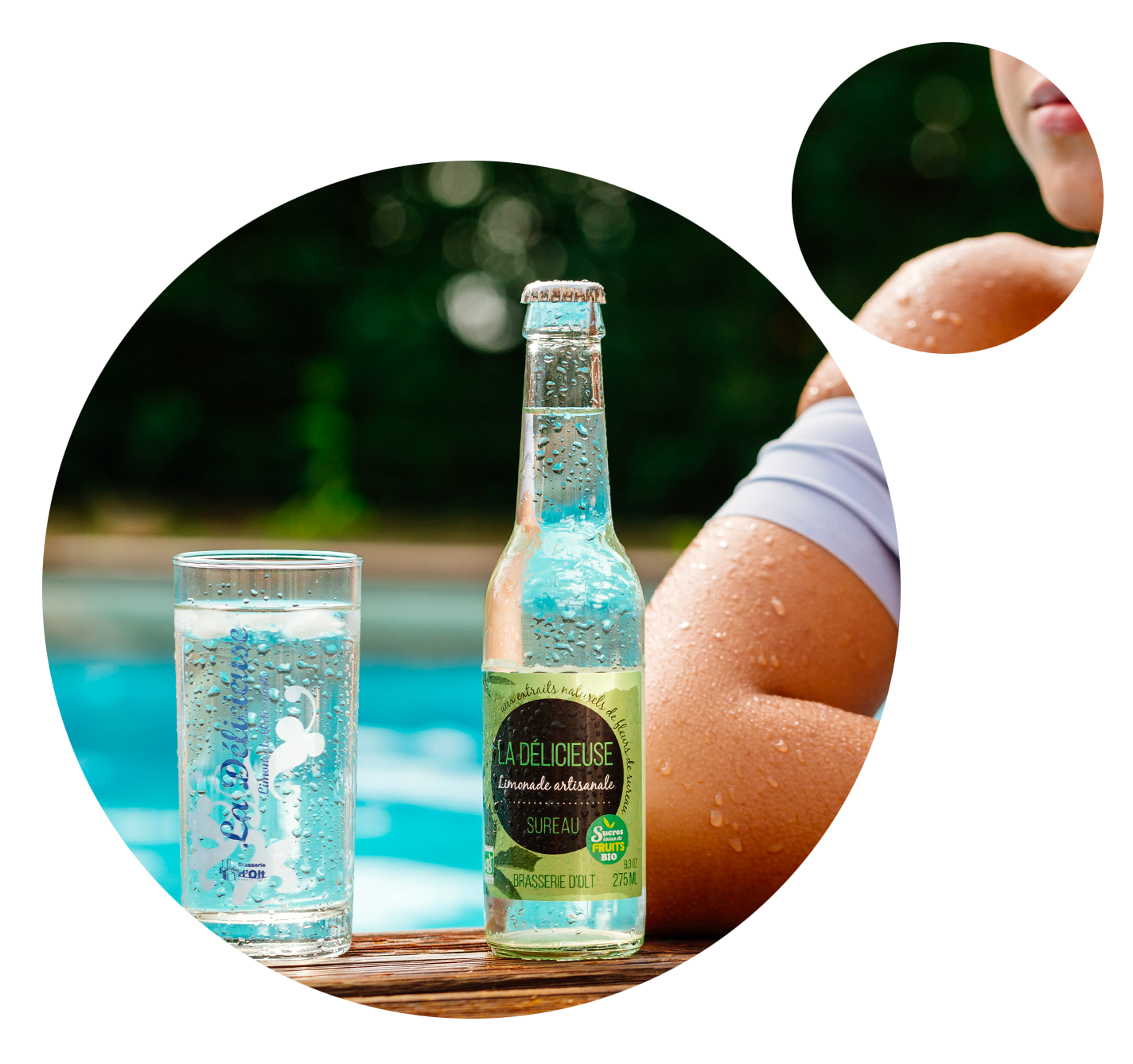 Bouteille de limonade artisanale de la Brasserie d'Olt